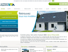 Tablet Screenshot of constructeur-maison-oise.com